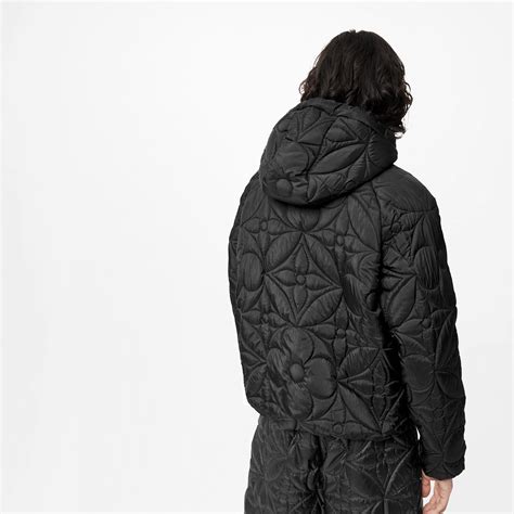 LVSE Flower Quilted Hoodie Jacket 